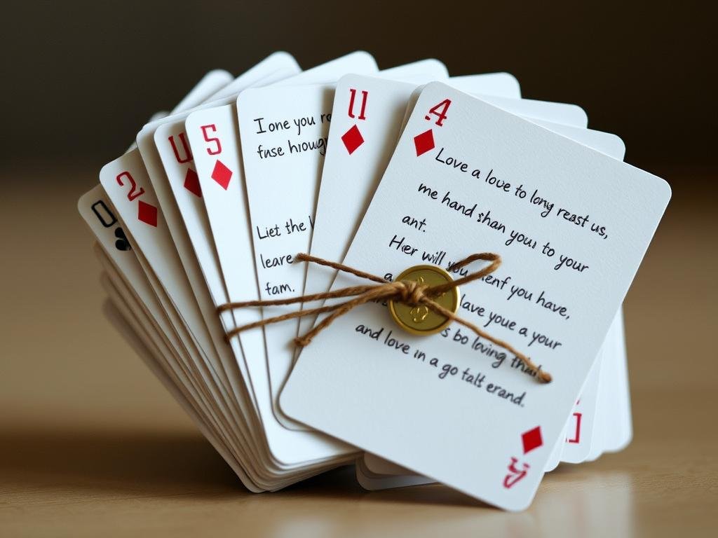 52 Reasons I Love You cards deck for DIY birthday gifts for boyfriend