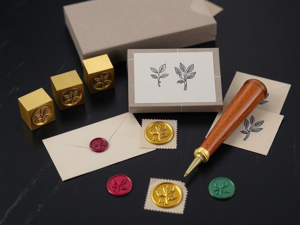 Wax seal kit with botanical designs and colored wax - Prettiest Birthday Gifts ideas
