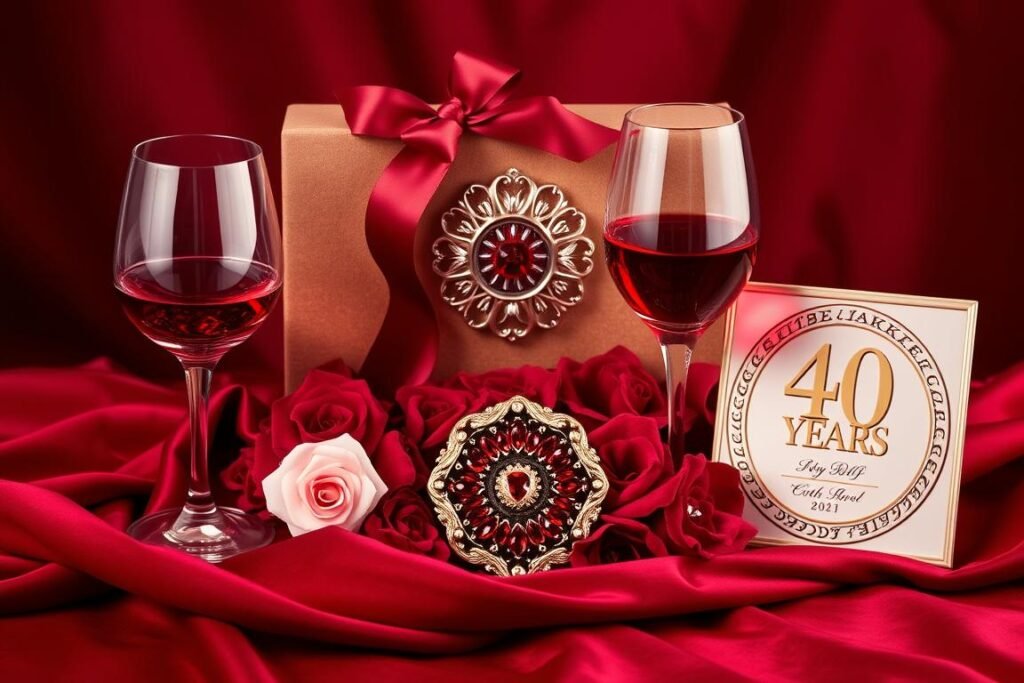 40th anniversary gift ideas for parents