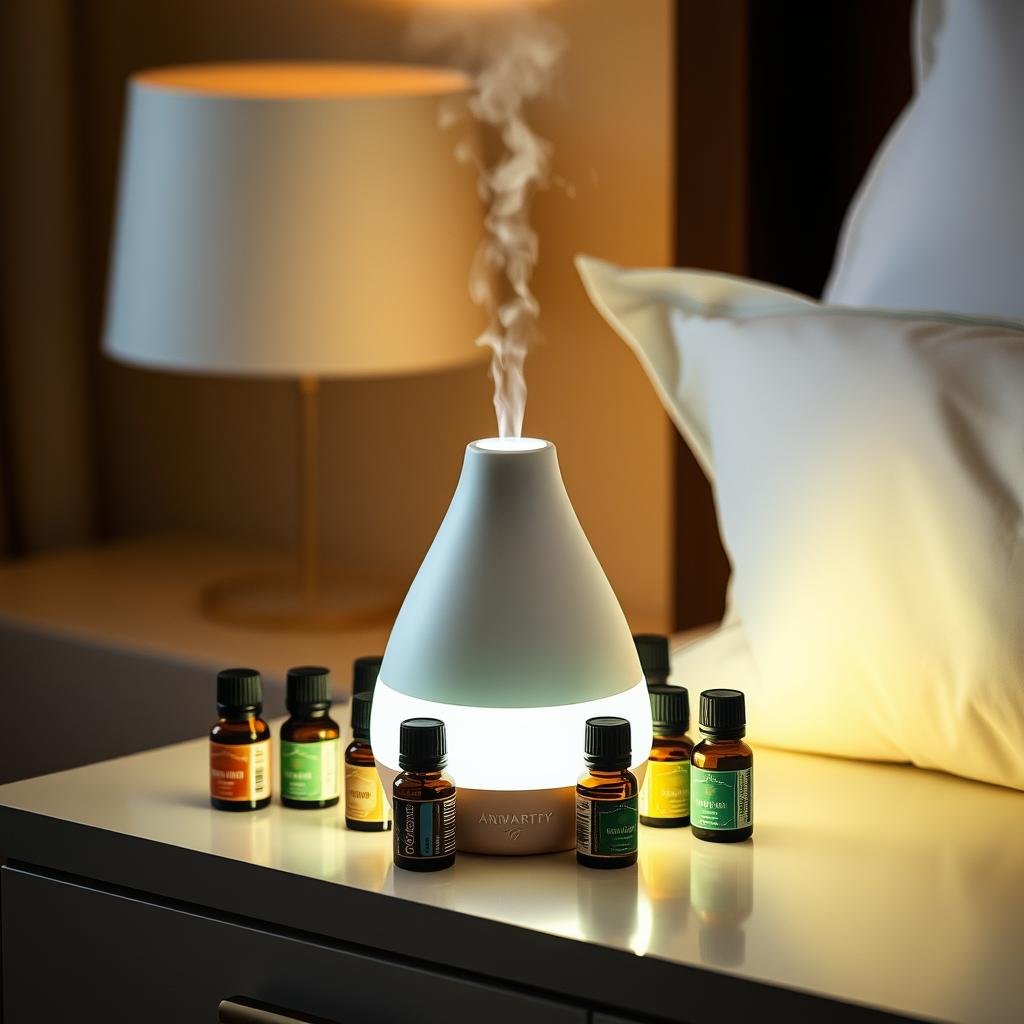 Aromatherapy diffuser with essential oil collection - cute valentines gifts