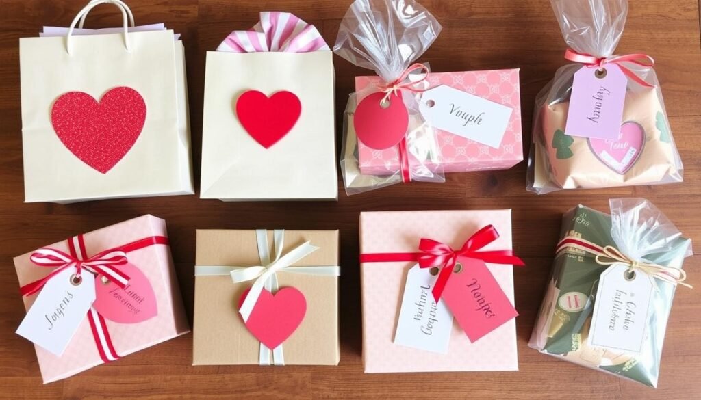 Beautifully packaged school valentines day gifts with creative presentation