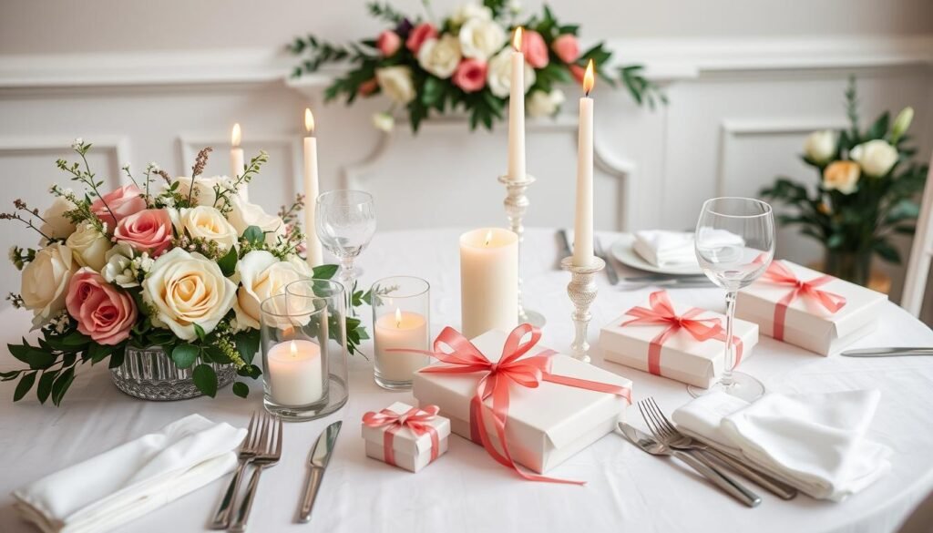 Beautifully styled anniversary celebration setup ready for Pinterest photos