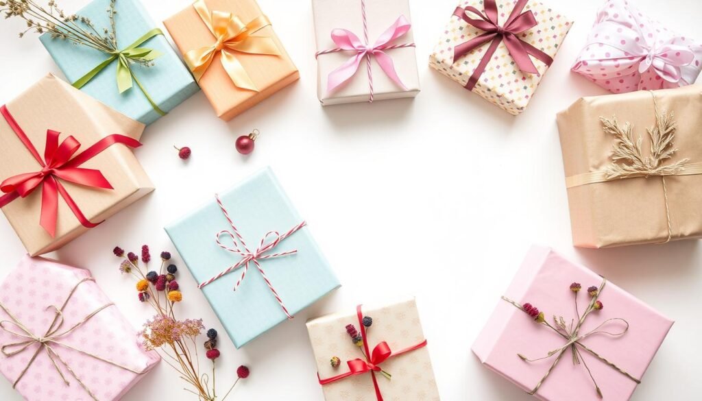 Beautifully wrapped birthday gifts with creative packaging ideas