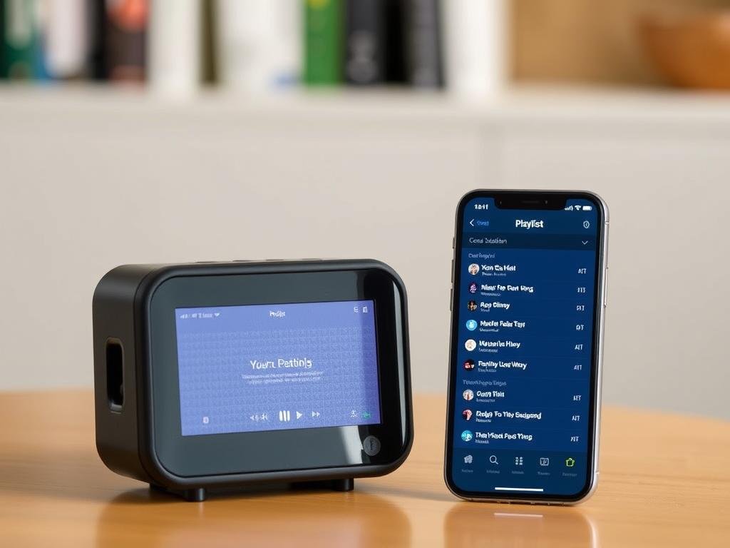 Bluetooth speaker with custom playlist