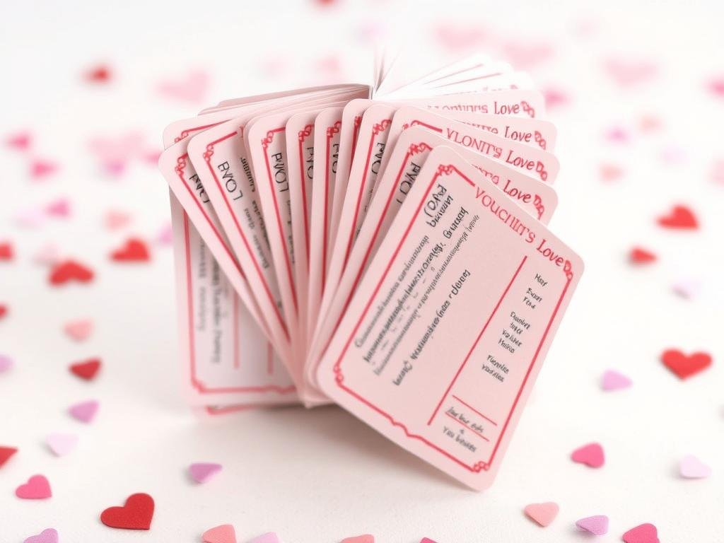 Book of love coupons valentines gift for boyfriend
