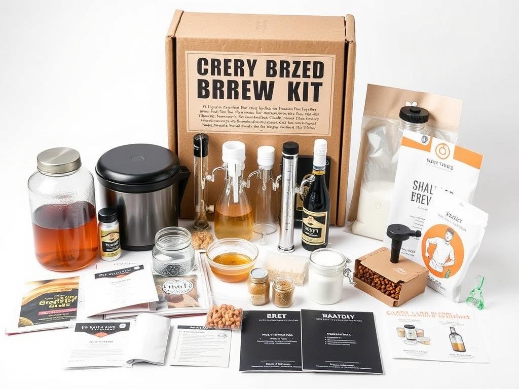 Brewing kit for craft beer enthusiast