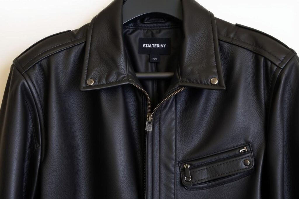 Classic leather jacket for men as boyfriend anniversary gift