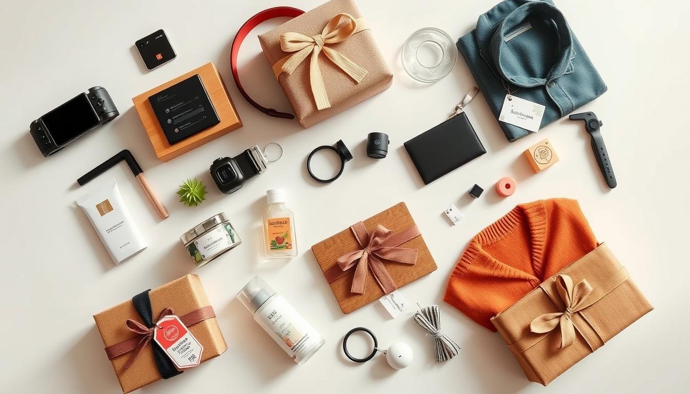 Collage of various gifts for Gen Z at different price points