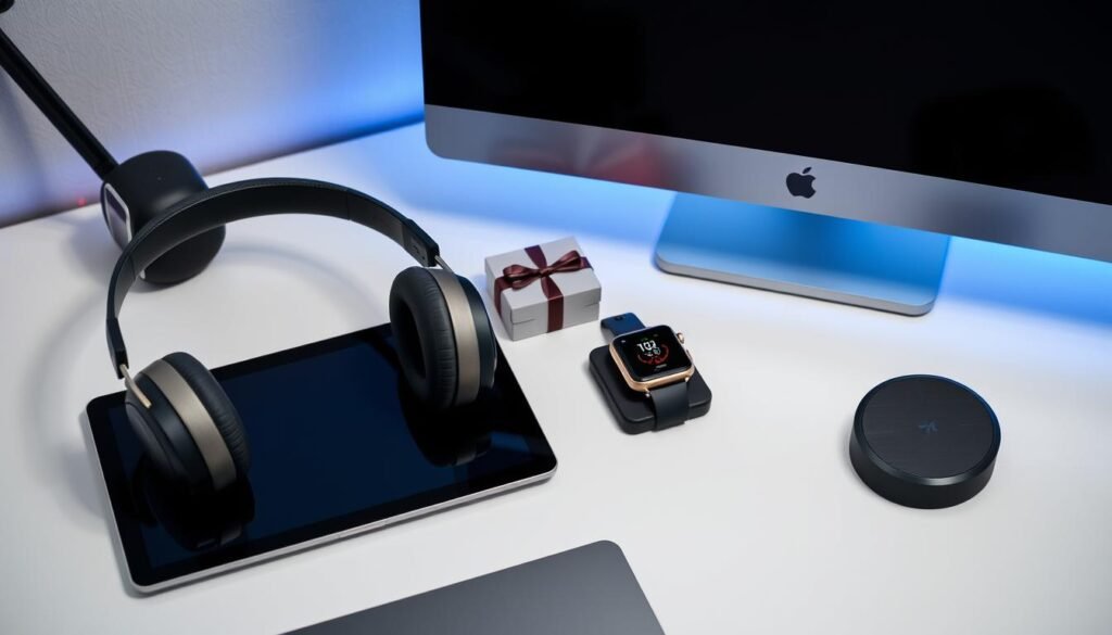 Collection of tech anniversary gifts for him