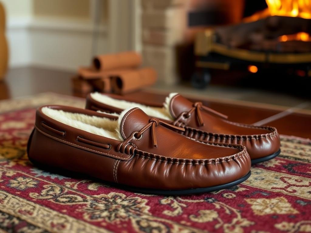 Comfortable slippers as a gift idea for boyfriend