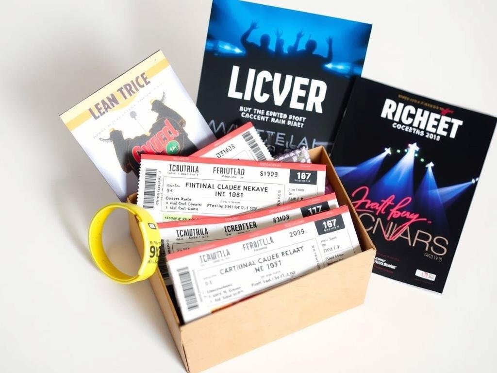 Concert or event tickets as gifts for Gen Z
