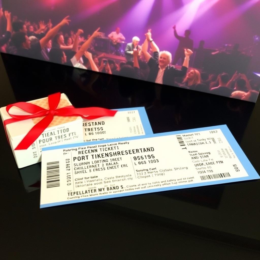 Concert tickets as a birthday gift for boyfriend