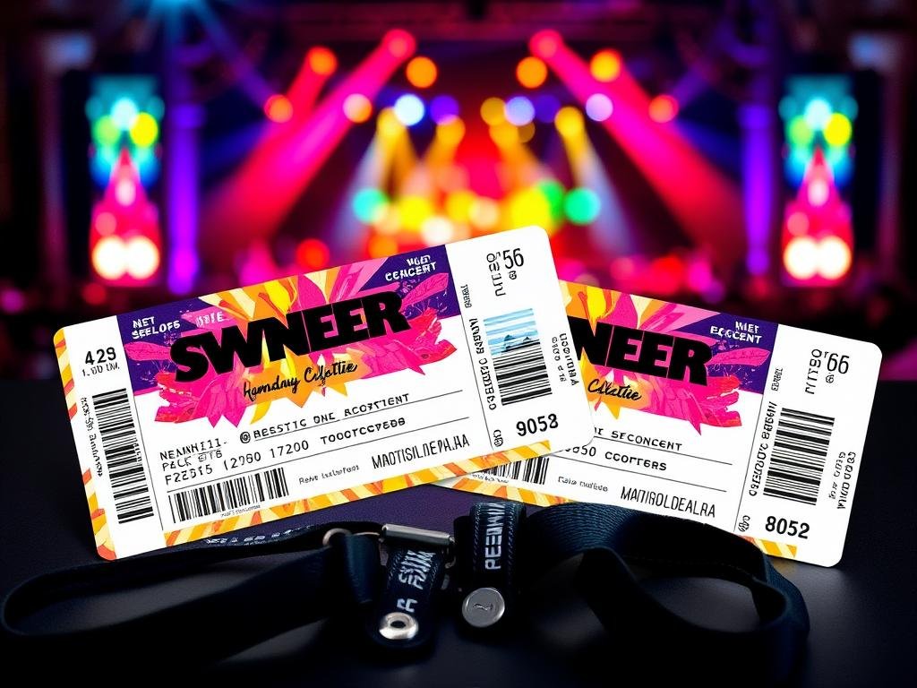 Concert tickets as an experience gift idea for boyfriend