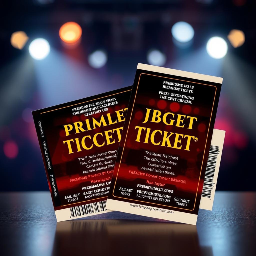 Concert tickets for best friends to attend a show together