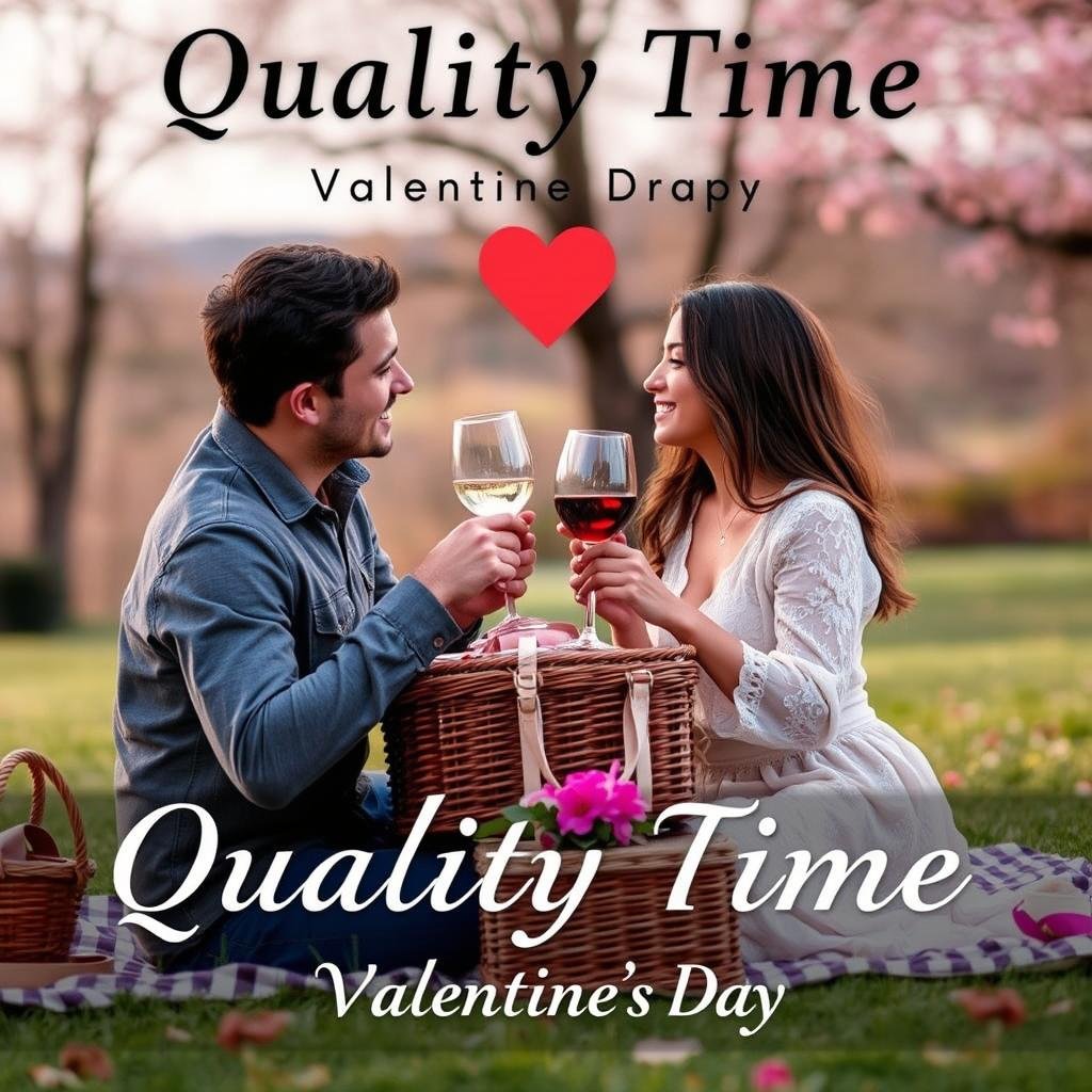 Couple enjoying a picnic date in a scenic location