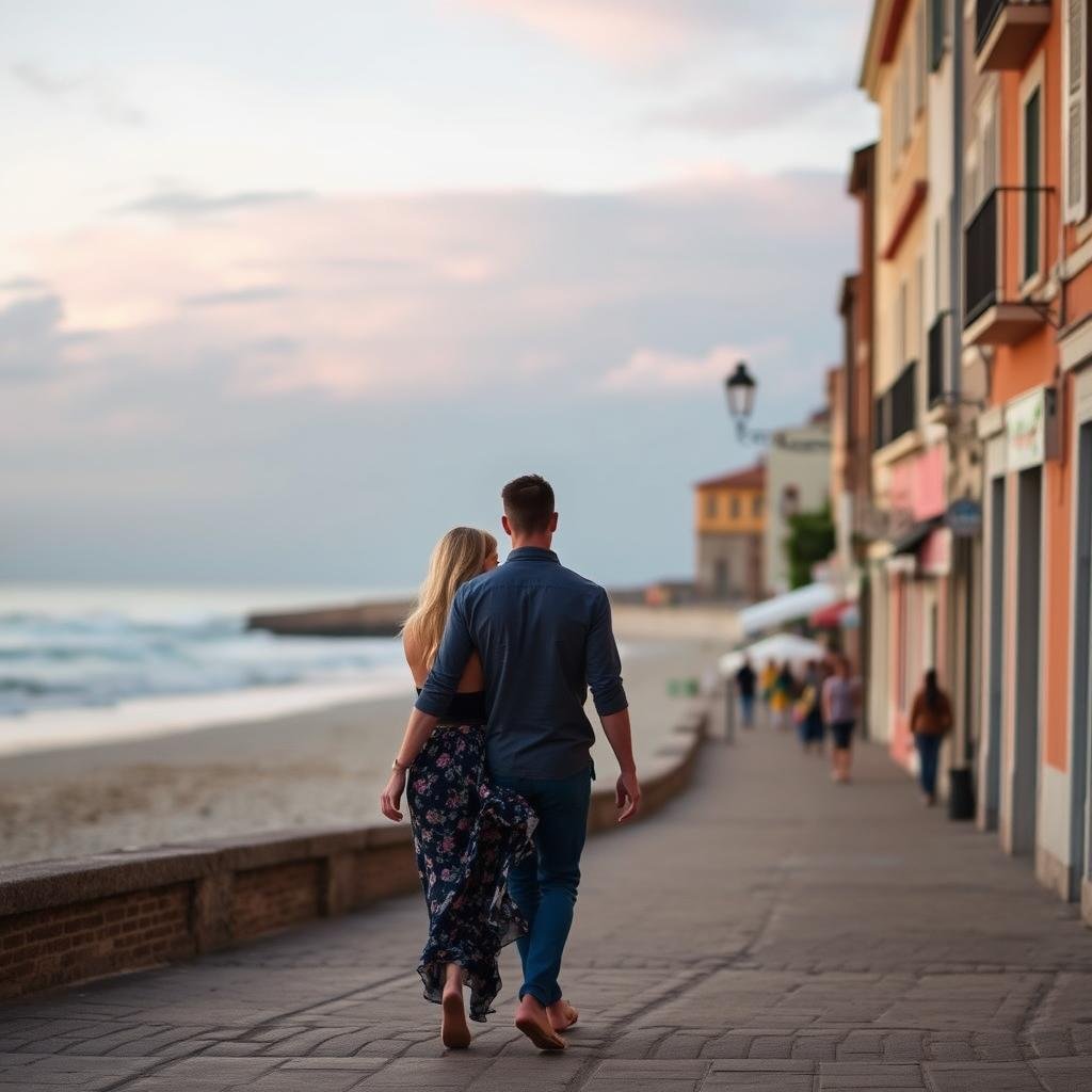 Couple on a romantic getaway for anniversary gift ideas