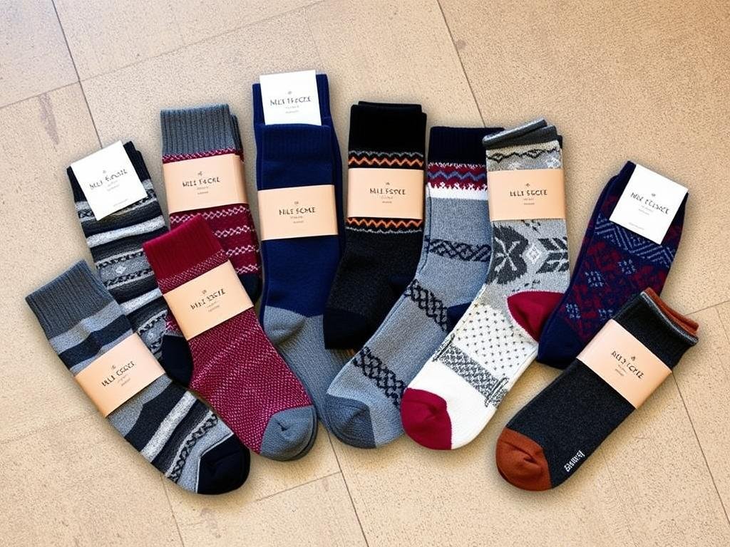 Cozy socks as a budget gift idea for boyfriend