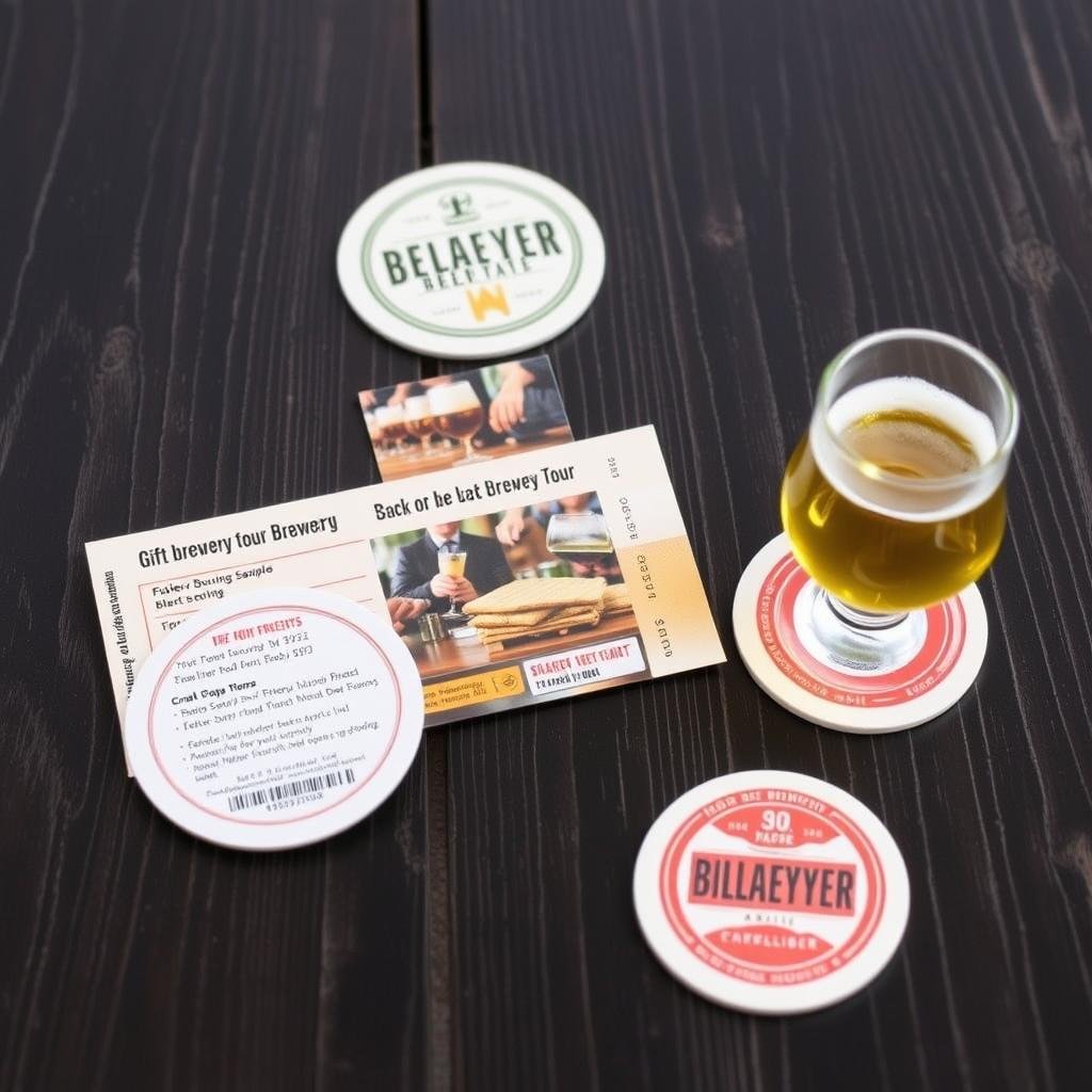 Craft brewery tour tickets as a birthday gift for boyfriend