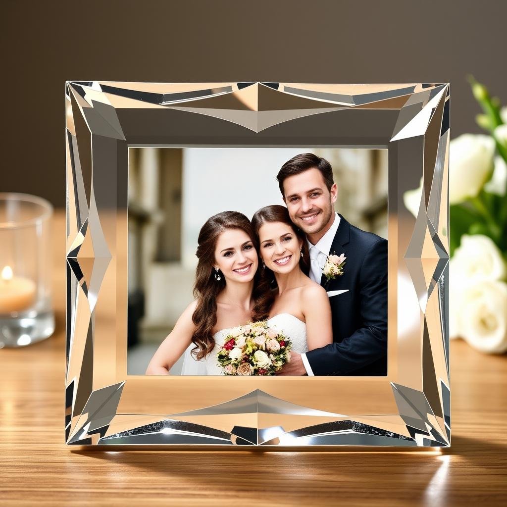 Crystal picture frame for anniversary gift Crystal picture frame for anniversary gift