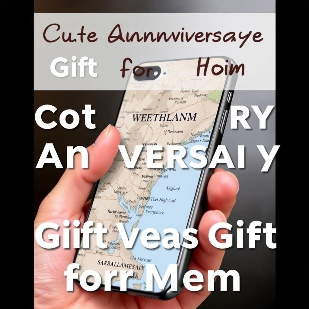Custom phone case with a meaningful photo or design as an anniversary gift