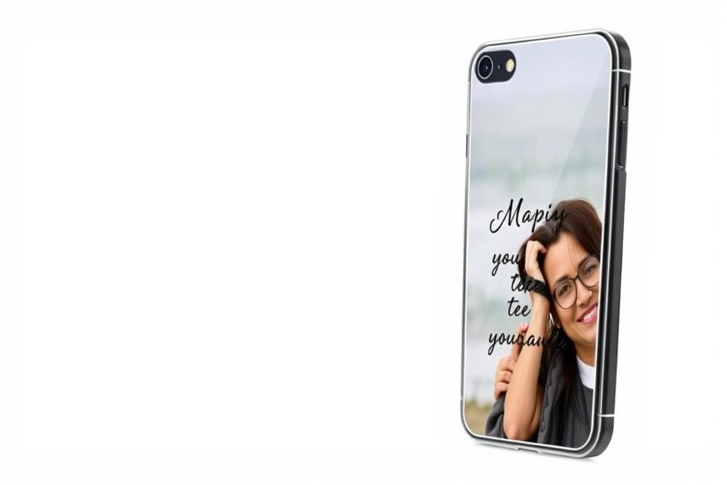 Custom phone case with personal photo or design as boyfriend anniversary gift