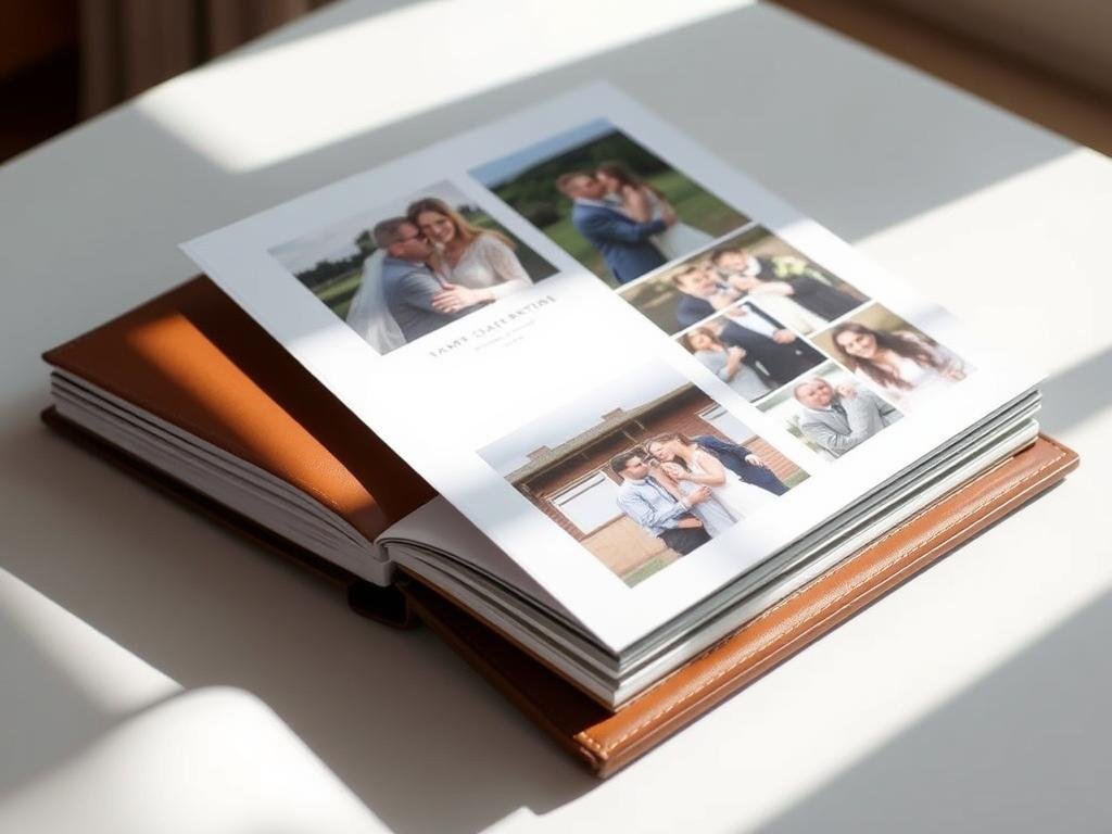 Custom photo book as valentines day gift for him