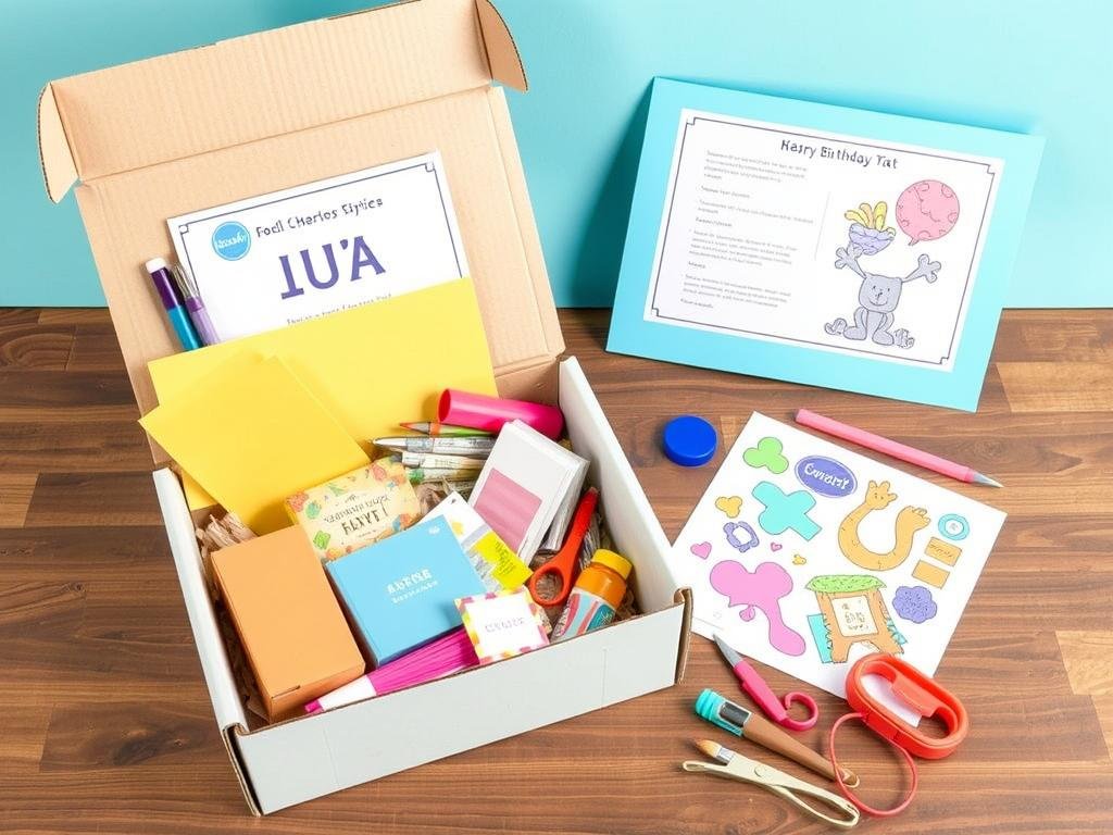 DIY craft subscription box for girlfriend birthday gifts