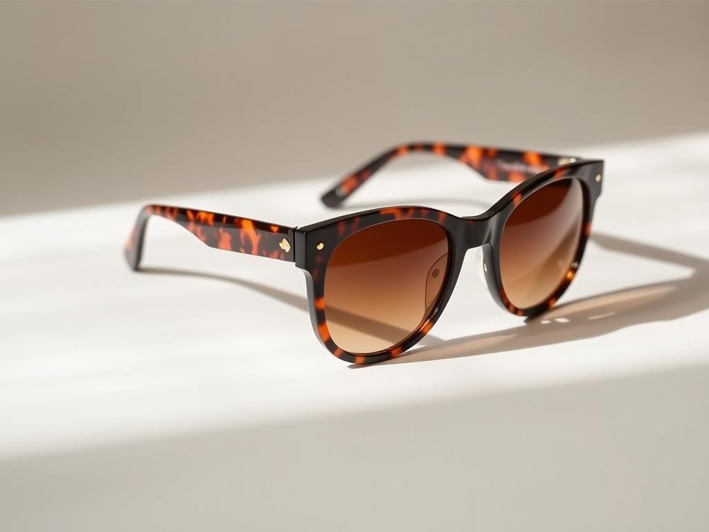 Designer sunglasses in trendy style, popular gift idea for women