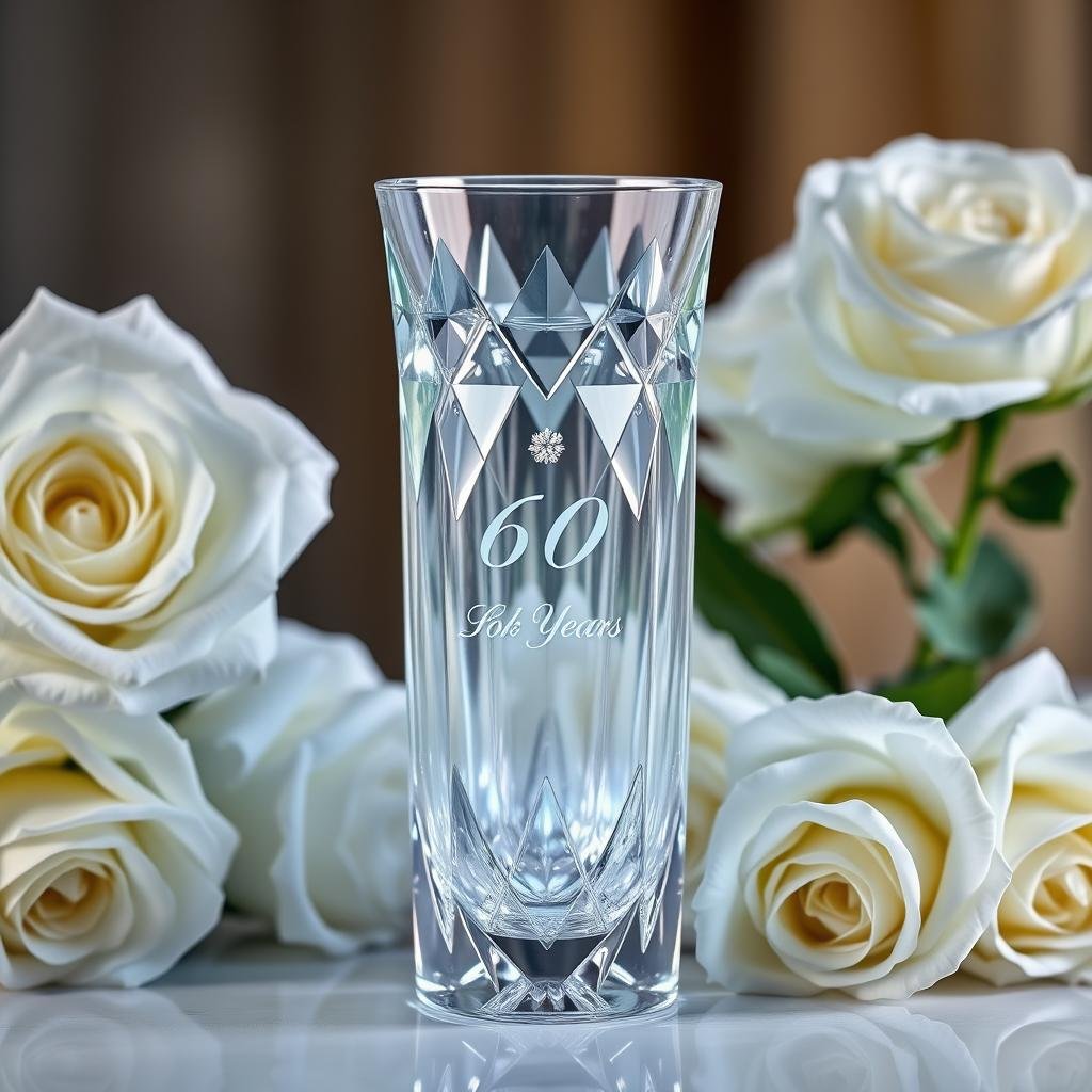 Diamond anniversary gift for 60 years