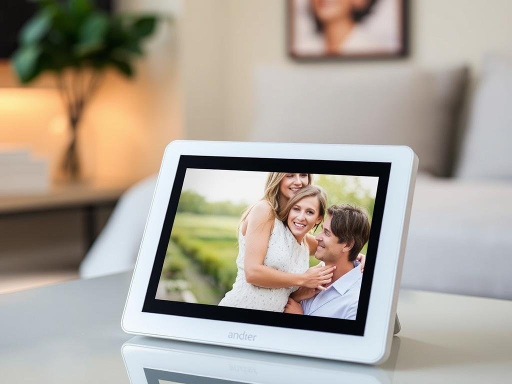 Digital photo frame loaded with memories