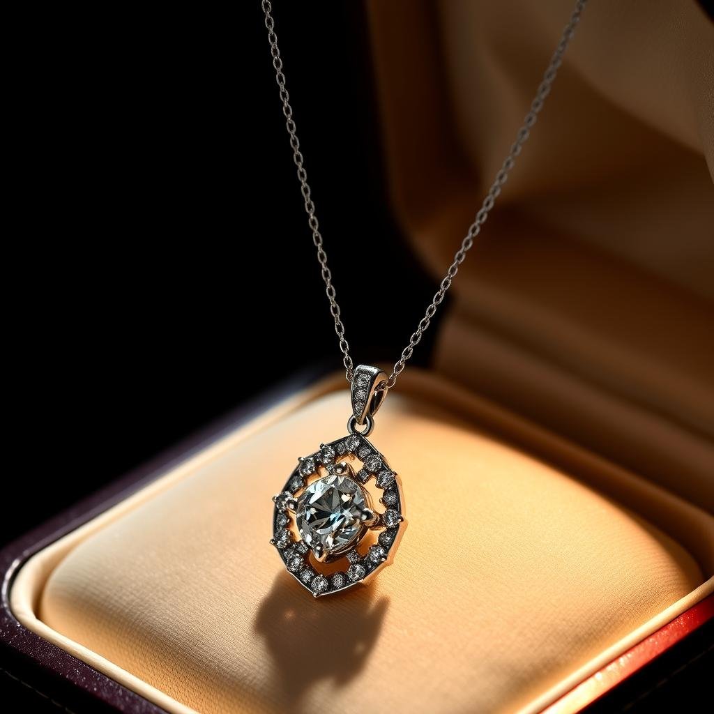 Fine jewelry anniversary gift with diamonds or gemstones