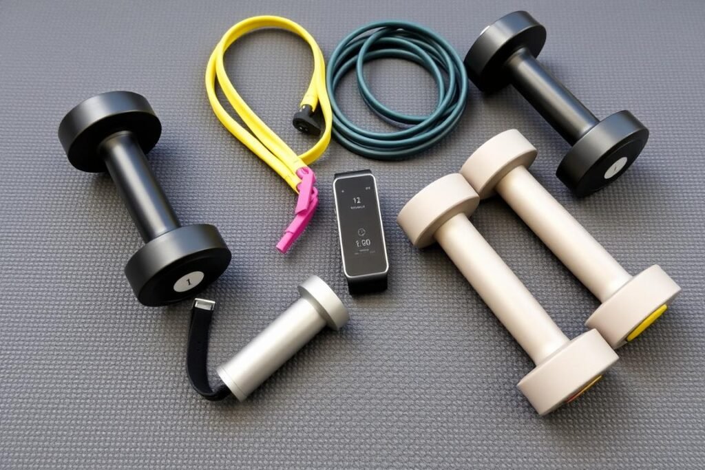 Fitness equipment as a cute gift for boyfriend who values health and exercise