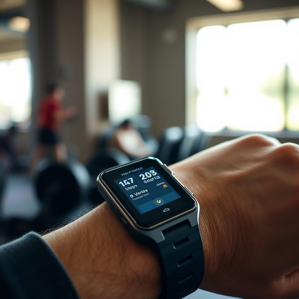 Fitness tracker with sleep monitoring - health-conscious gifts for millennials tracking wellness metrics