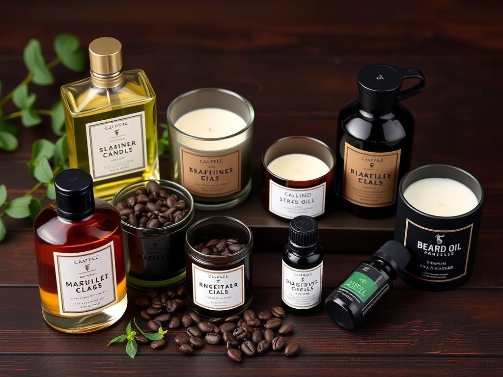 Fragrant items for smell sense in a 5 senses gift for boyfriend