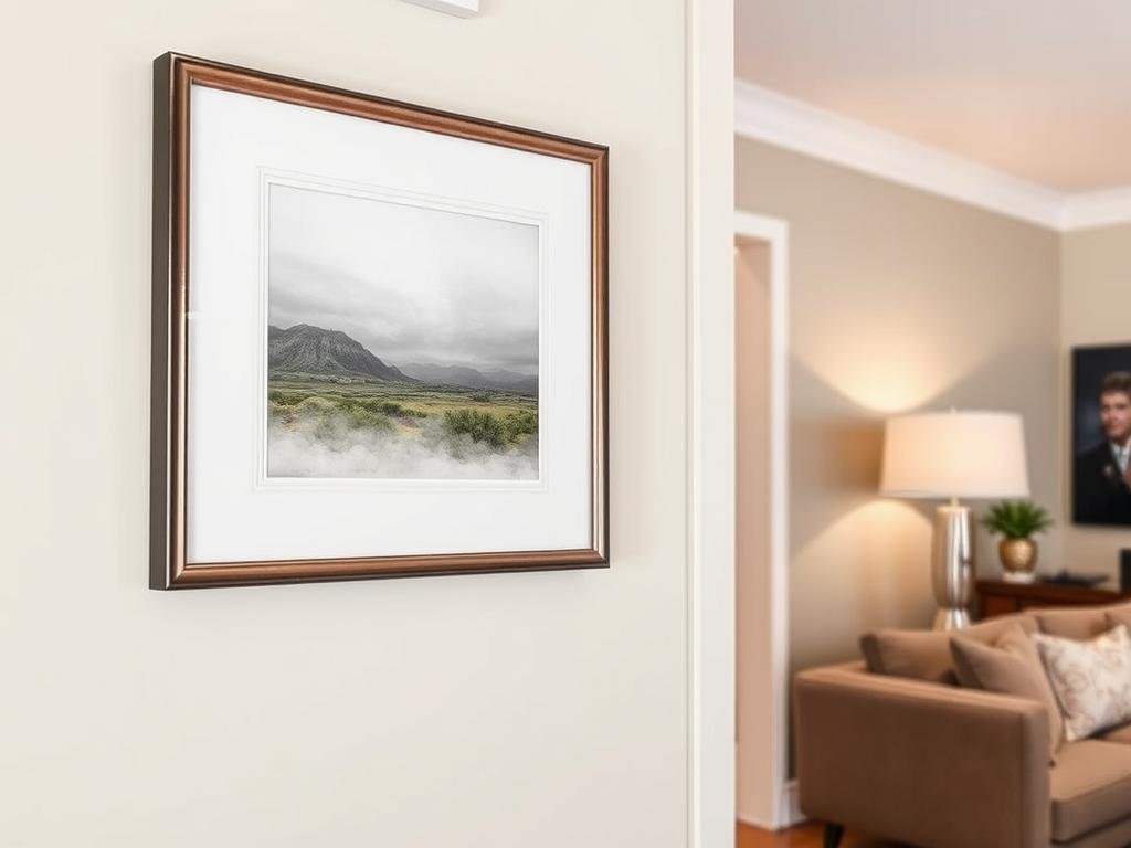 Framed wall art print for housewarming gift ideas