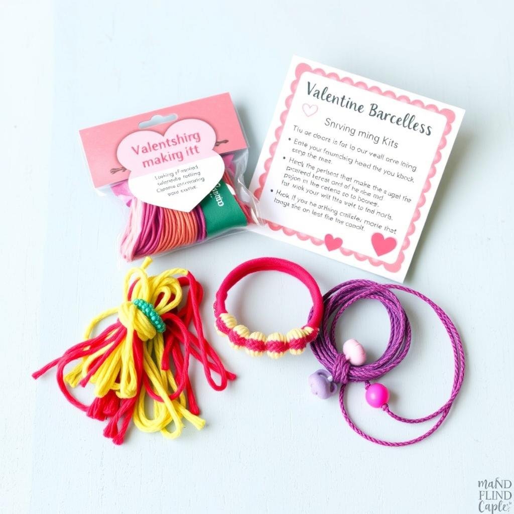 Friendship bracelet kits for school valentines day gifts