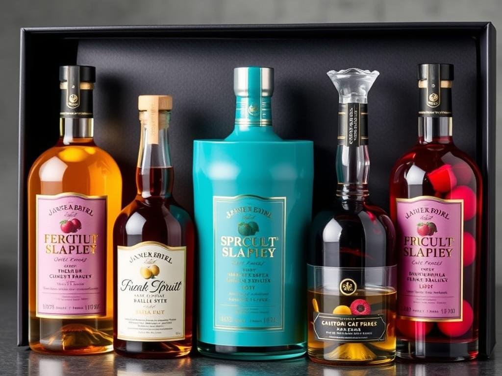 Fruit-infused spirits gift set