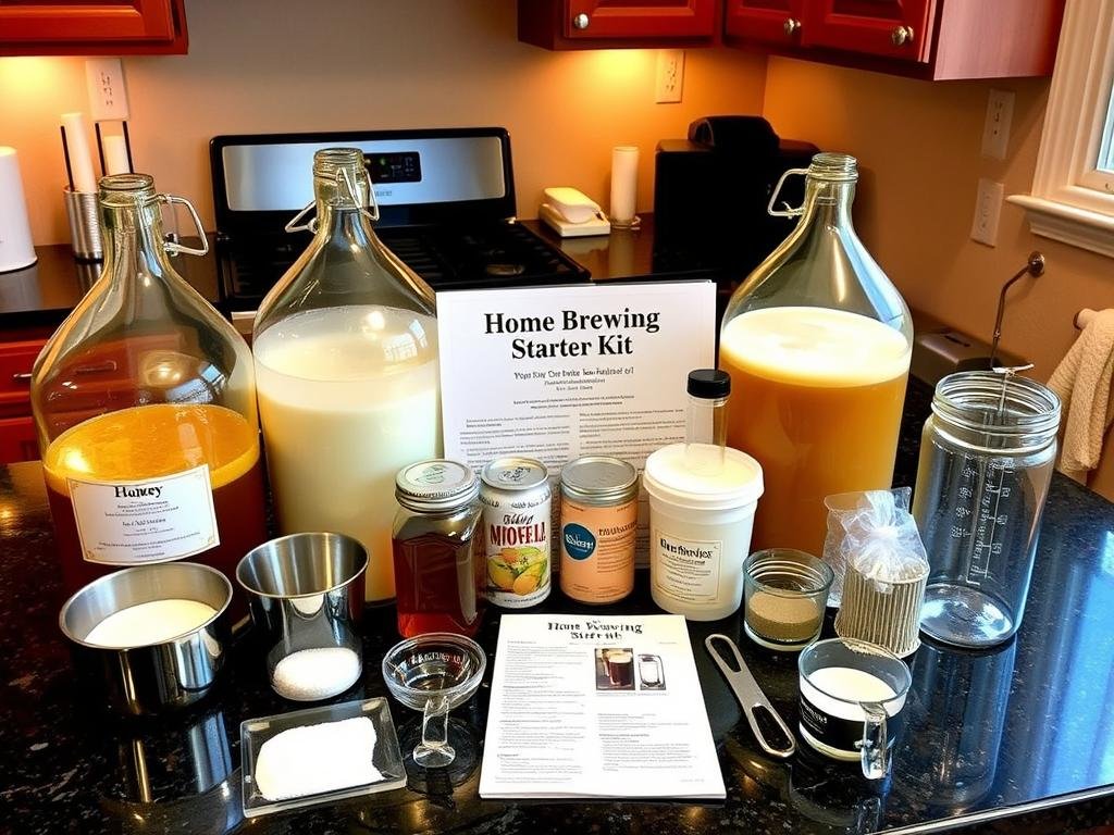 Home brewing kit as a cute gift for boyfriend who enjoys craft beer