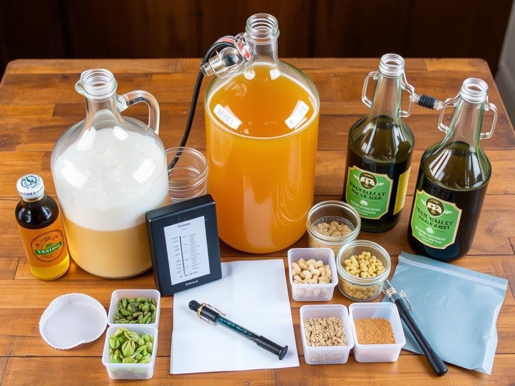 Home brewing kit as a gift idea for boyfriend