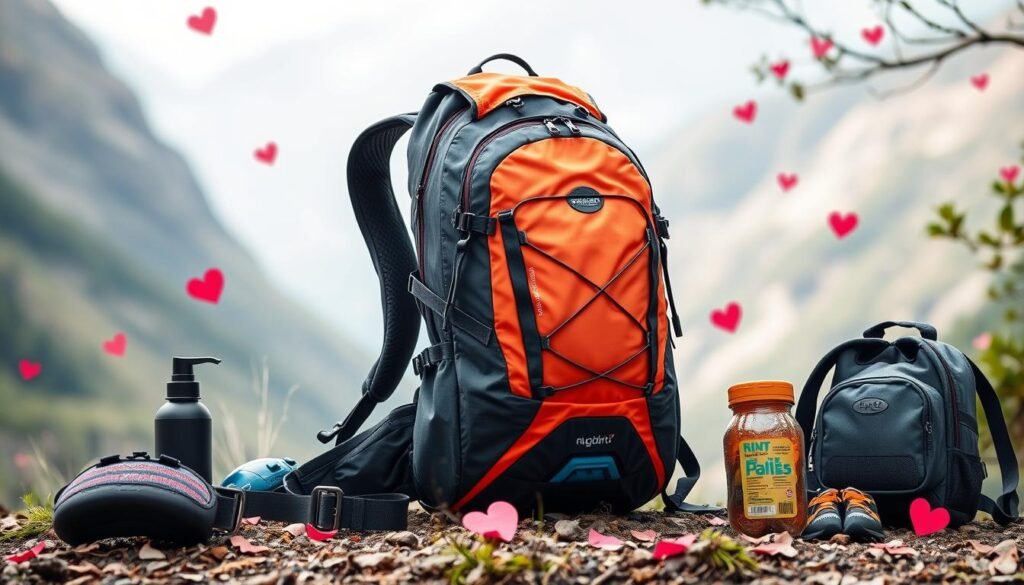 Hydration backpack for hiking as valentines gift for girlfriend