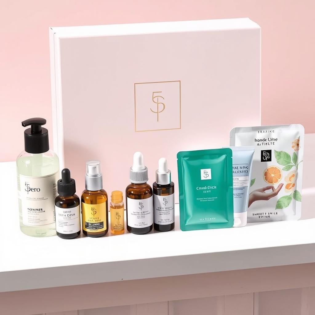 Korean skincare 10-step routine gift set, trendy gift idea for women