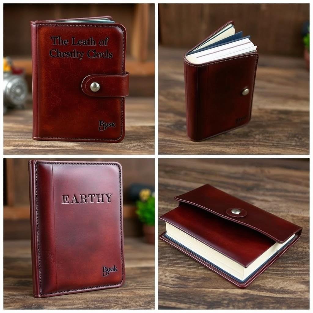 Leather book cover for anniversary gift Leather book cover for anniversary gift