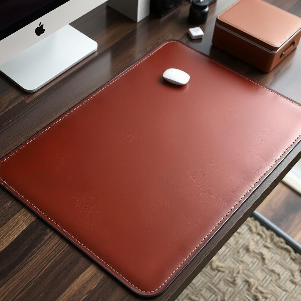 Leather desk pad for anniversary gift Leather desk pad for anniversary gift
