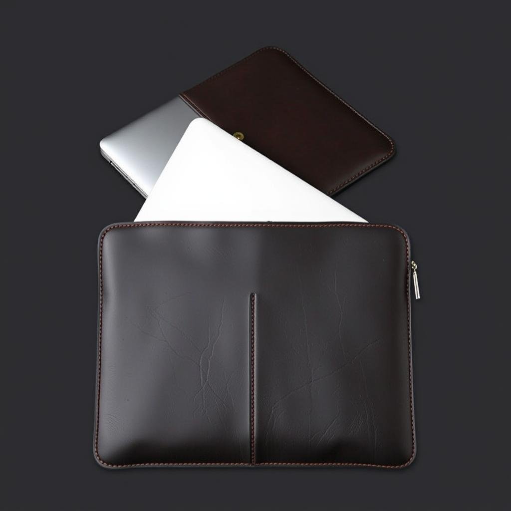 Leather laptop sleeve for anniversary present Leather laptop sleeve for anniversary present