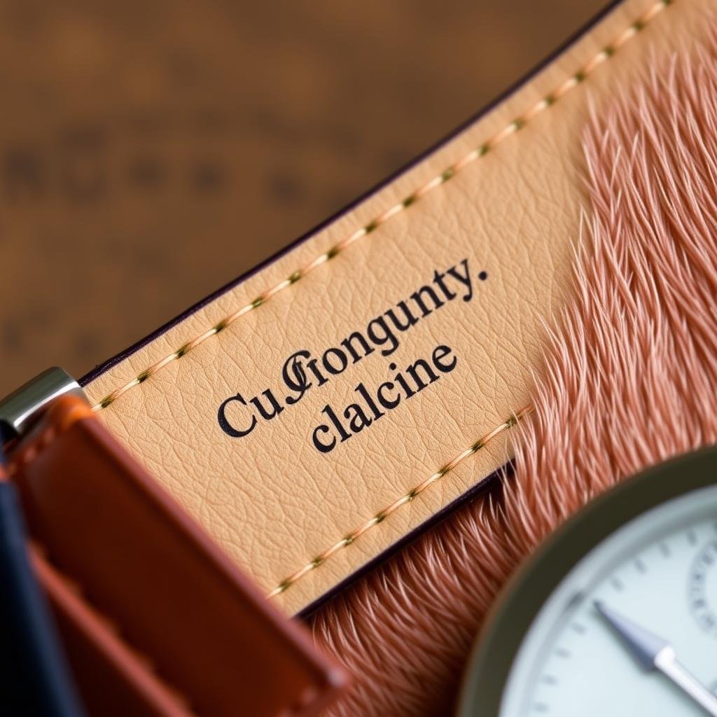 Leather watch band with engraving for anniversary gift Leather watch band with engraving for anniversary gift