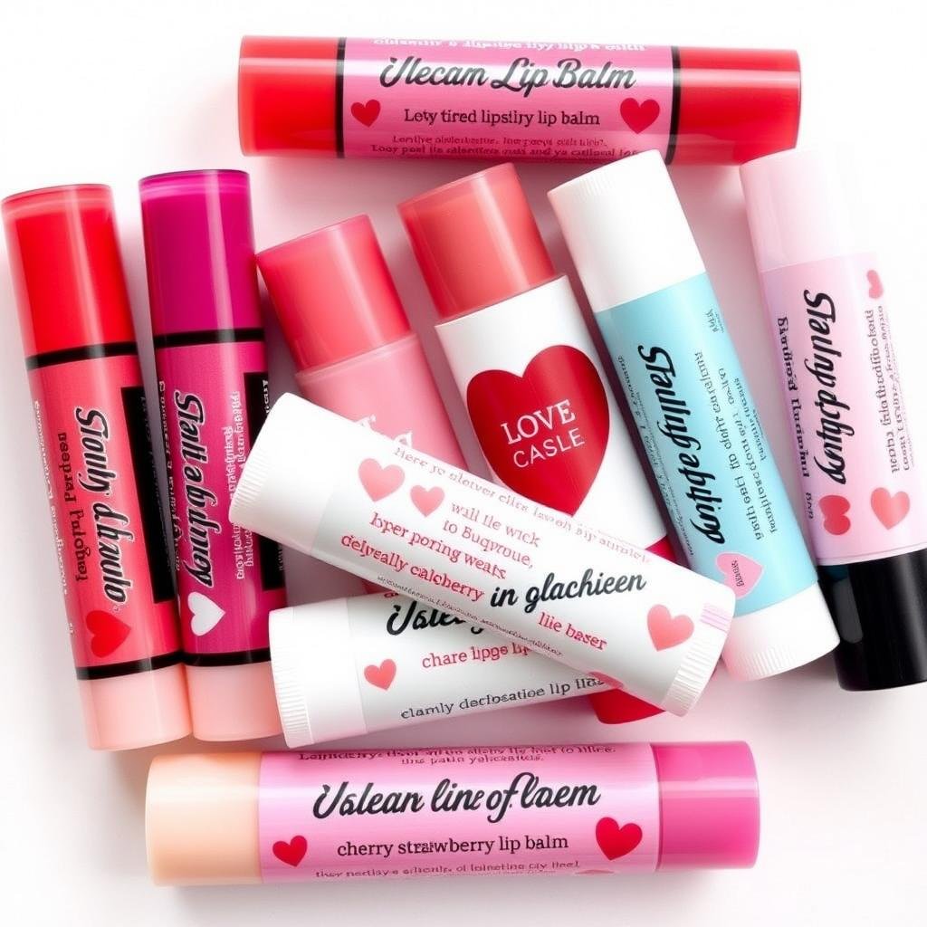 Lip balm gift sets for school valentines day gifts