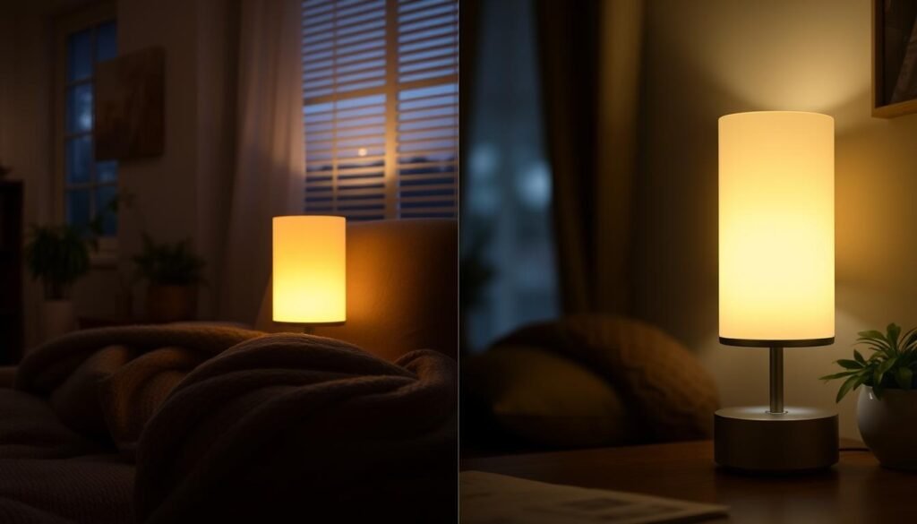 Long distance touch lamps that light up when the paired lamp is touched