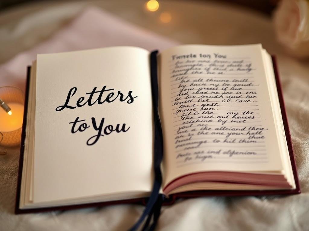 Love letter book as valentines day gift for him