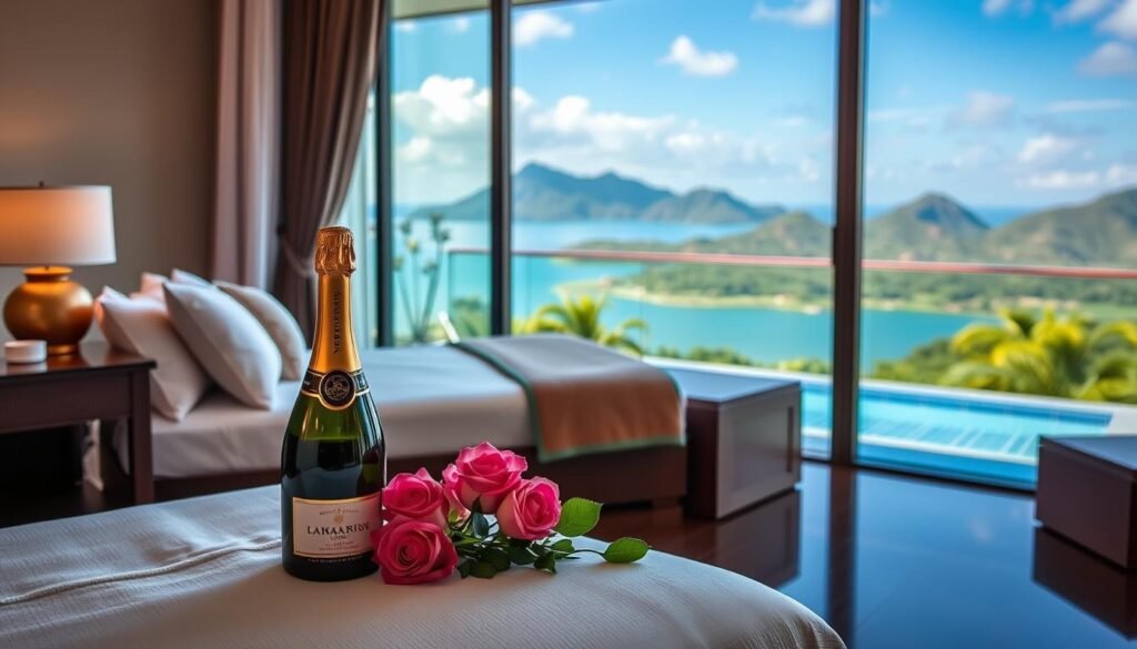 Luxury resort weekend getaway for 10th anniversary celebration