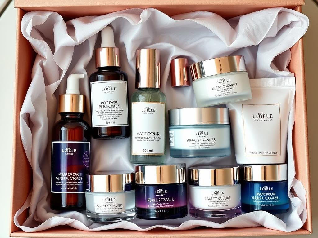 Luxury skincare set for girlfriend birthday gifts